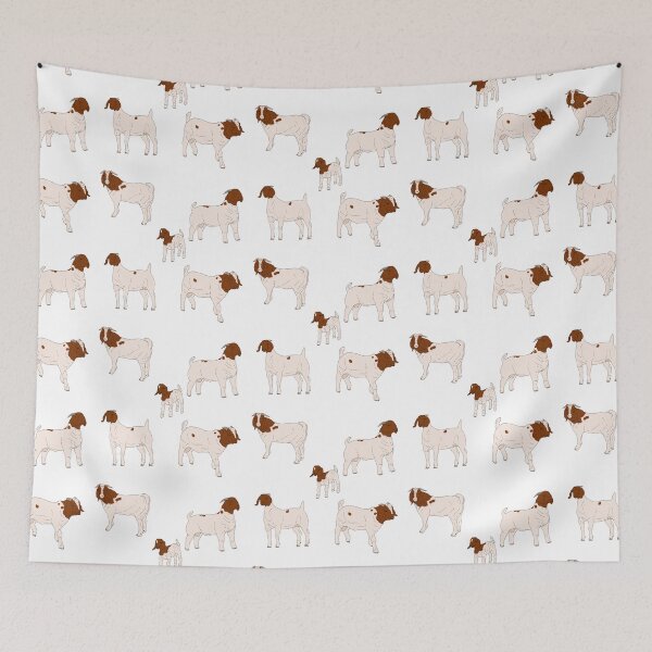 Item preview, Boer Goats Pattern Transparent designed and sold by Ashley Gagnon.