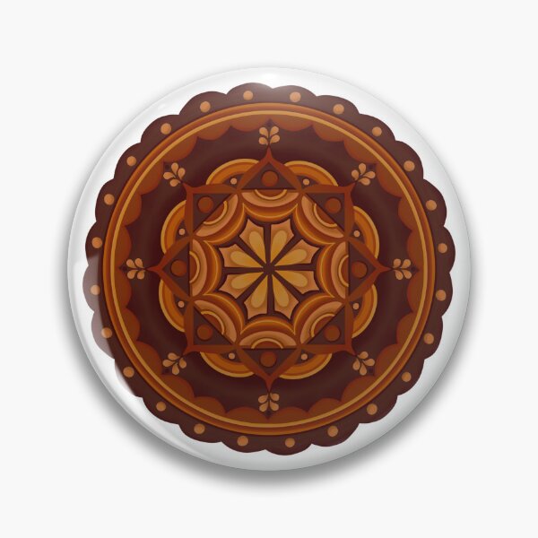 Item preview, Red-Orange Citrus Mandla  designed and sold by areelsdesign.