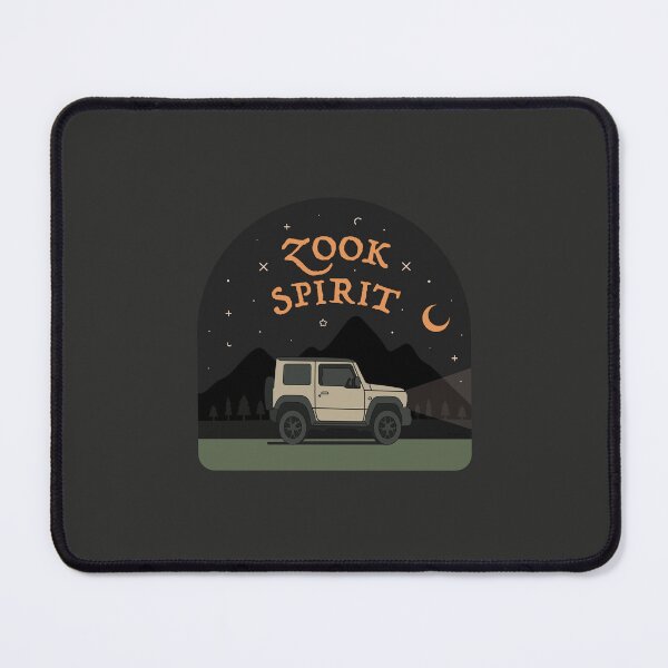 Item preview, Zook Spirit | Chiffon Ivory Suzuki Jimny Mountain Night Adventure designed and sold by stoicjimny.