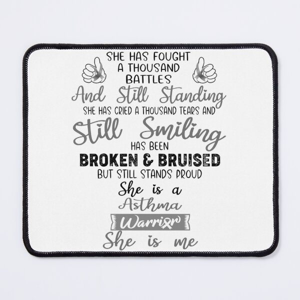 Item preview, Asthma Warrior SHE IS ME - Support Asthma Fighter Gifts designed and sold by Berriosly.