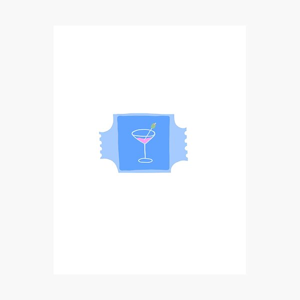 Item preview, martini ticket designed and sold by kamkrishnan.