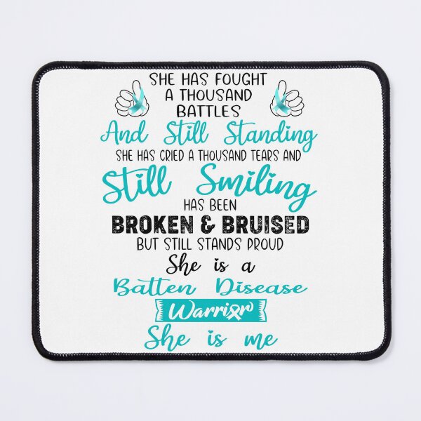 Item preview, Batten Disease Warrior SHE IS ME - Support Batten Disease Fighter Gifts designed and sold by Berriosly.
