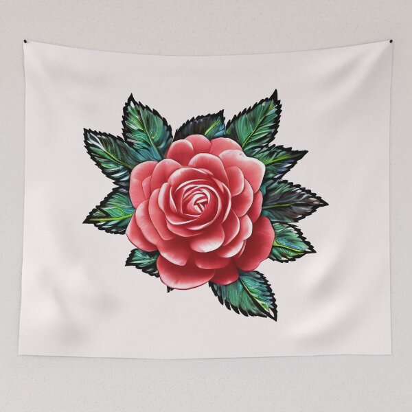 Item preview, Beautiful chinese rose flower artwork designed and sold by gramizzia.