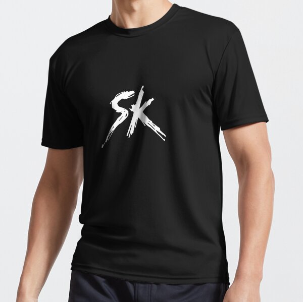 The Silent K Band Logo - White Active T-Shirt