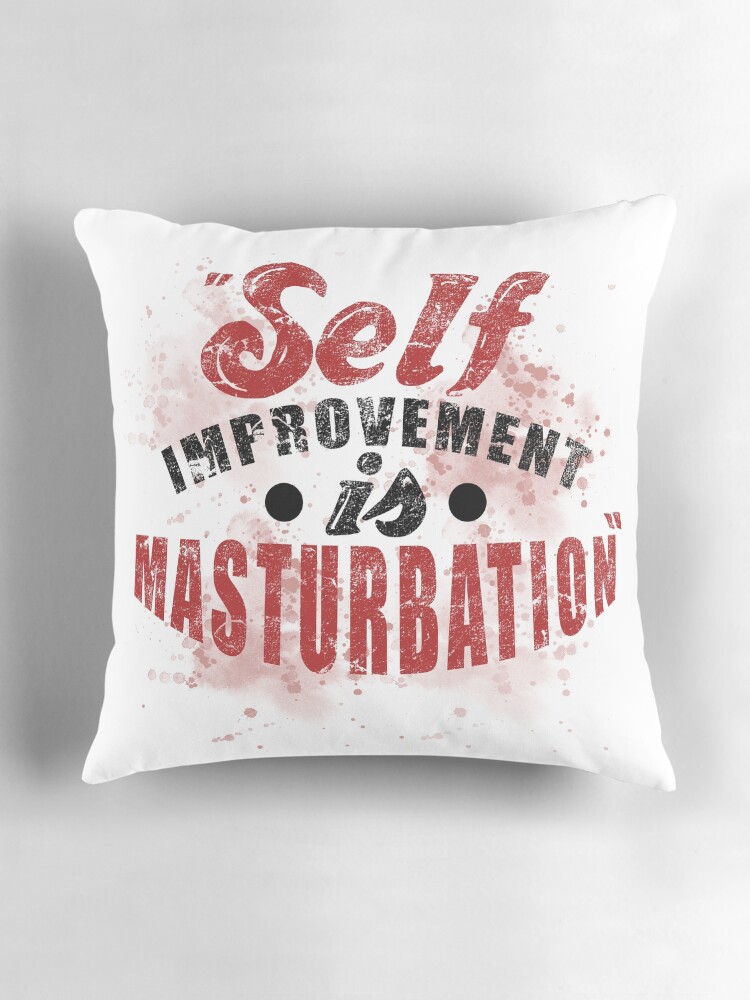Kissen for Sale mit "Selbstverbesserung ist Selbstbefriedigung. -Tyler Durden, Fight Club" von WeTalkShirts | Redbubble Kissen for Sale mit "Selbstverbesserung ist Selbstbefriedigung. -Tyler Durden, Fight Club" von WeTalkShirts | Redbubble