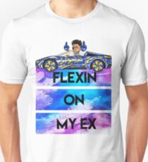 Flexin On My Ex- Hip Hop Galaxy Pattern Design Unisex T-Shirt