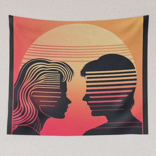Item preview, Love Overdrive Retro Poster designed and sold by sublimepw.