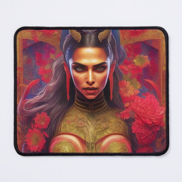 Item preview, Exuberant Enchantment: A Portrait of Deepika Padukone designed and sold by InkworksCA.