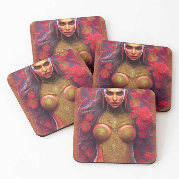 Item preview, Exuberant Enchantment: A Portrait of Deepika Padukone designed and sold by InkworksCA.