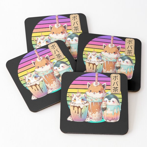 Item preview, Kawaii Boba Milk Tea designed and sold by MythicalSticker.