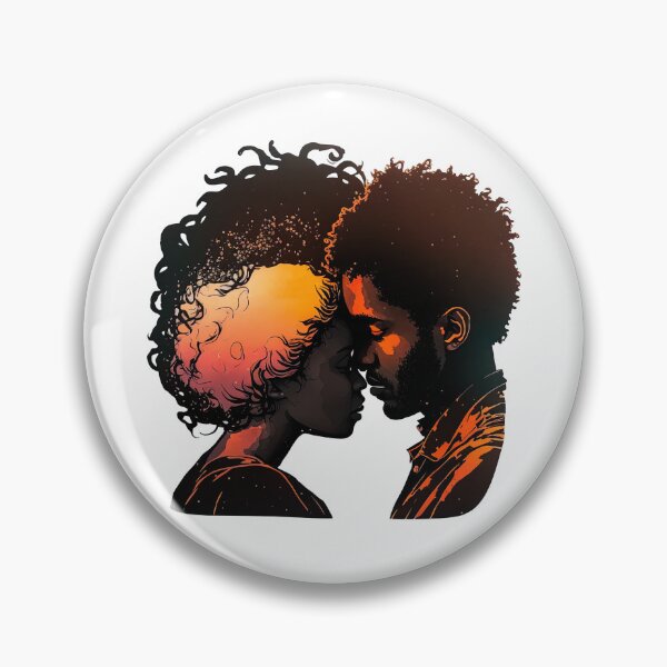 Artikelvorschau, Unique and Colorful, African Couple Anniversary Gift, Perfect Valentines Gift entworfen und verkauft von MorphicPrints.