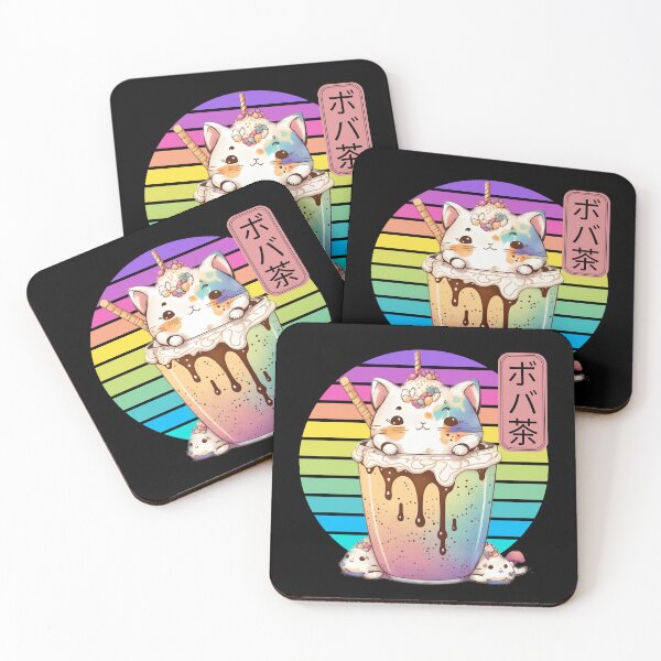Item preview, Kawaii Boba Milk Tea designed and sold by MythicalSticker.