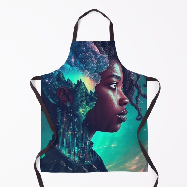 Artikelvorschau, Afrofuturismus Kunst entworfen und verkauft von MidJourneymen.