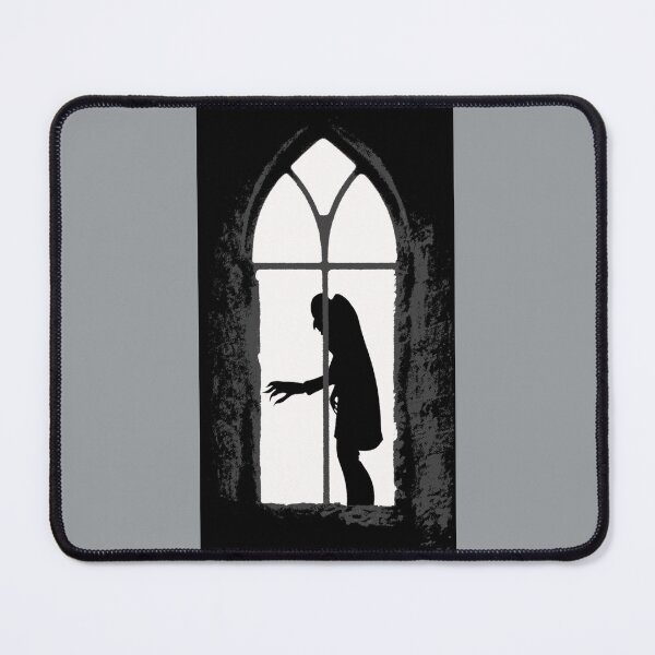 Item preview, Nosferatu in a Gothic Window Frame  Vampire Dracula designed and sold by Wabojeg.