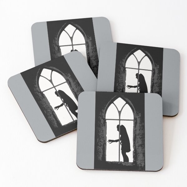 Artikelvorschau, Nosferatu in einem gotischen Fensterrahmen Vampir Dracula entworfen und verkauft von Wabojeg.