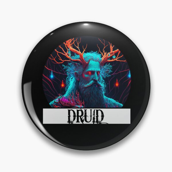 Item preview, RPG Druid Class Neon designed and sold by FantasyRealmOP.