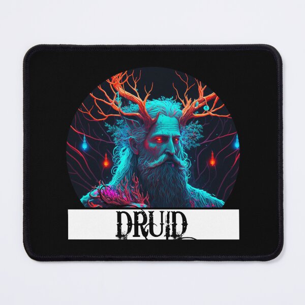 Item preview, RPG Druid Class Neon designed and sold by FantasyRealmOP.