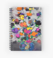 Floral Spectrum 1 Spiral Notebook