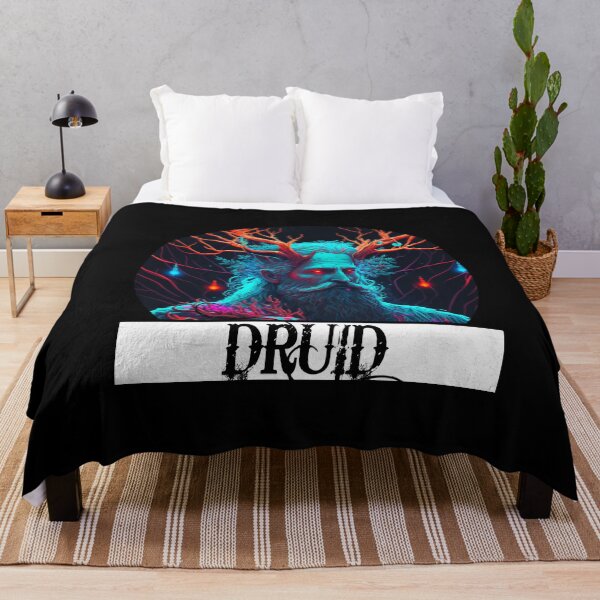 Item preview, RPG Druid Class Neon designed and sold by FantasyRealmOP.