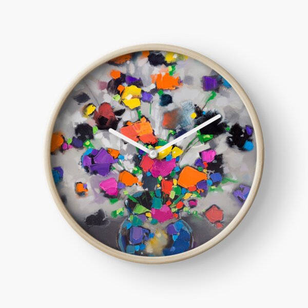 Floral Spectrum 1 Clock