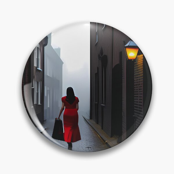Item preview, Red Dress in the Fog designed and sold by Story24net.