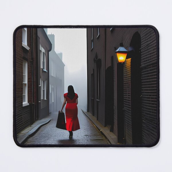Item preview, Red Dress in the Fog designed and sold by Story24net.