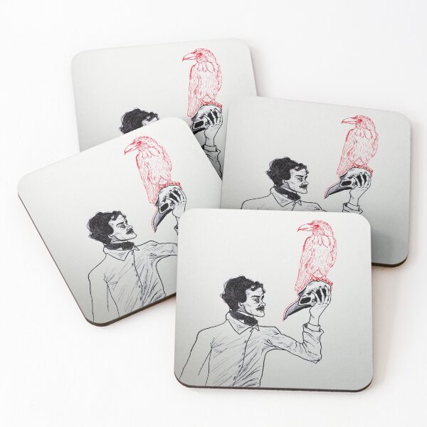 Item preview, Poe Raven Drawing designed and sold by James Rhapsody.