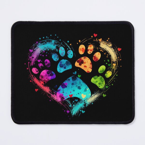 Item preview, Dog Paws Heart Shape designed and sold by ArtTees4U.