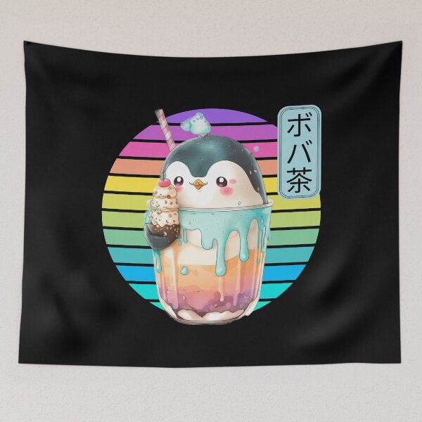 Item preview, Kawaii Boba Milk Tea designed and sold by MythicalSticker.