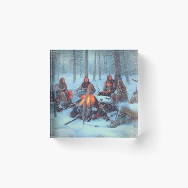 Item preview, Vikings at the Campfire designed and sold by Story24net.