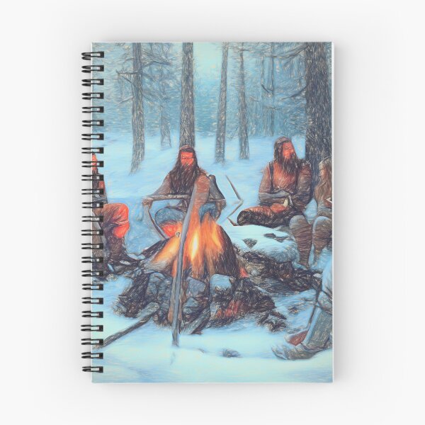 Item preview, Vikings at the Campfire designed and sold by Story24net.