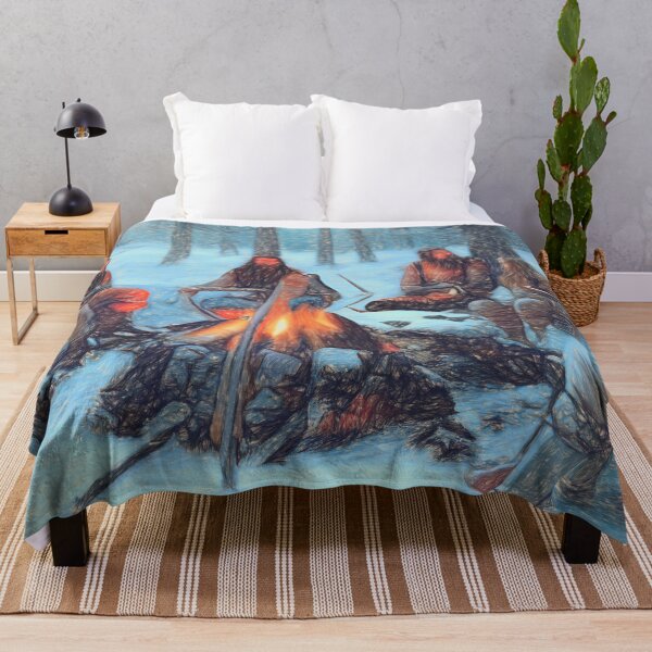 Item preview, Vikings at the Campfire designed and sold by Story24net.