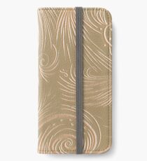 Silvery curves iPhone Wallet/Case/Skin
