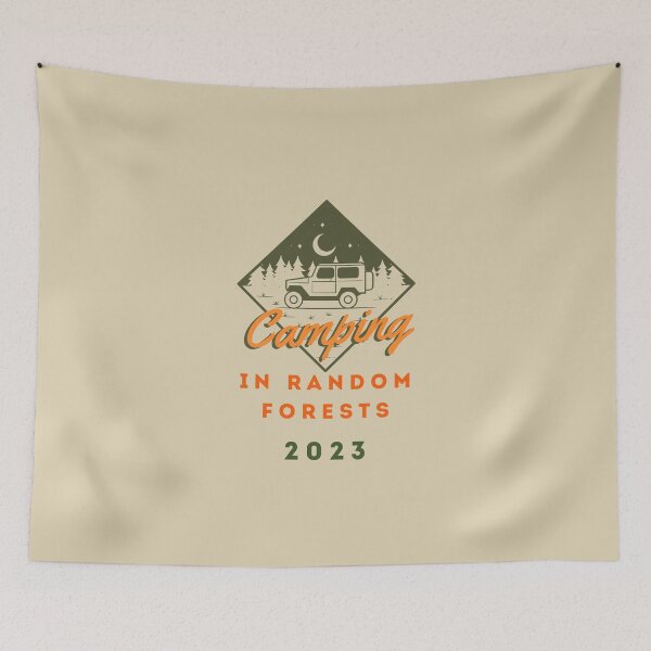 Item preview, Camping in Random Forests designed and sold by t1n3333.