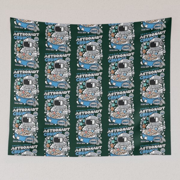 Item preview, Astronaut Crunch Cosmic Space Cereal Design Breakfast Fan  Active           designed and sold by WendytJennie.