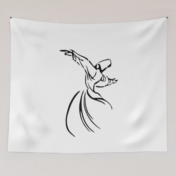 Item preview, Whirling Dervish Art, Sufi mystic Art, Molana Dance designed and sold by PersianGallary.