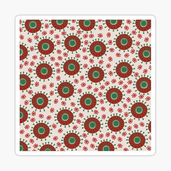 Carousel Christmas Sticker
