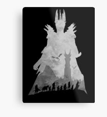 Sauron & The Fellowship Metal Print