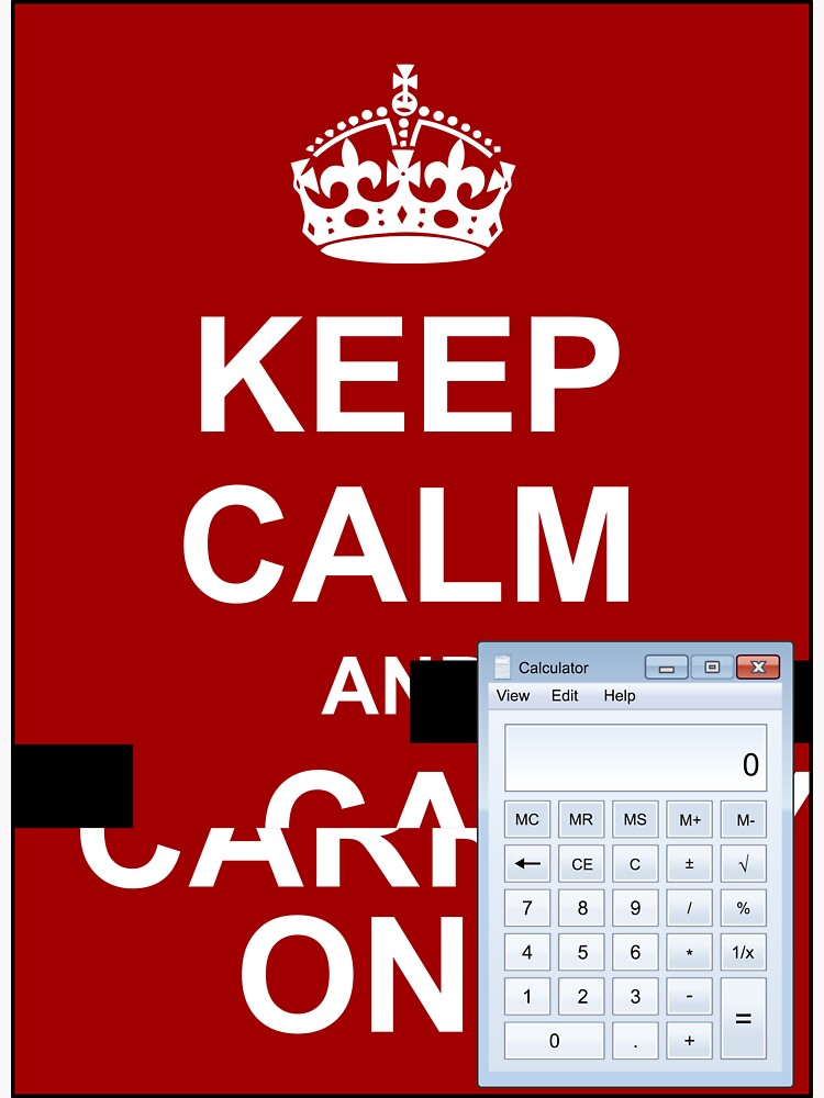 Keep calm and.. Calc! by Ange4771