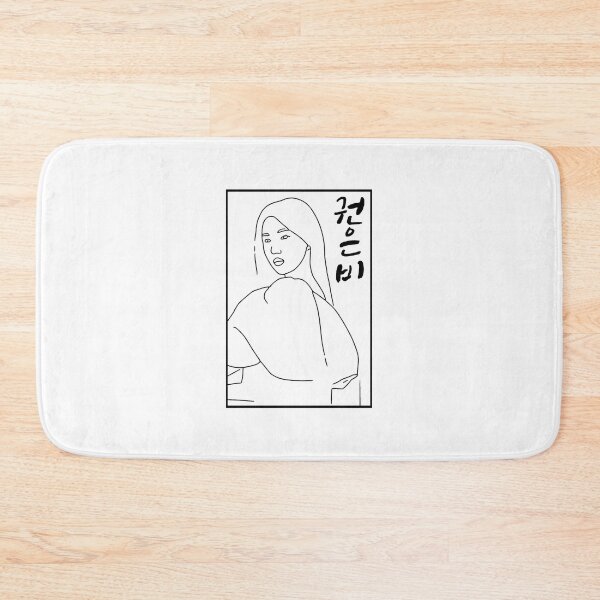 Item preview, Kwon Eunbi Sketch Art (Black) designed and sold by AliffStudio.