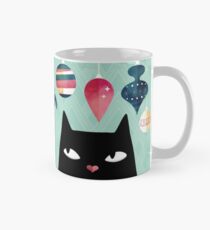 Mistletoe? (Black Cat) Classic Mug