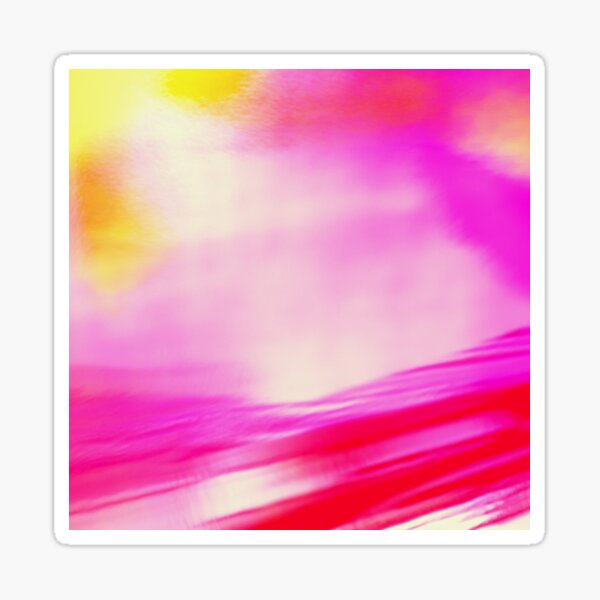 "HOT PINK ABSTRACT ART" Sticker for Sale by mistivelvet Redbubble