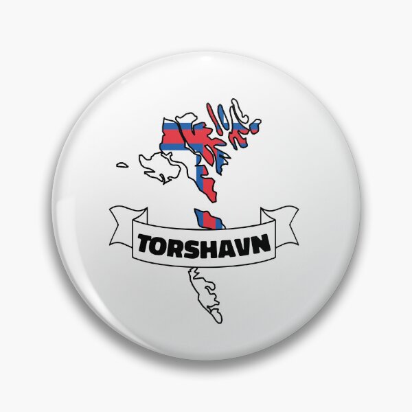 Item preview, Torshavn Faroe islands Map Flag designed and sold by MrEddie10.