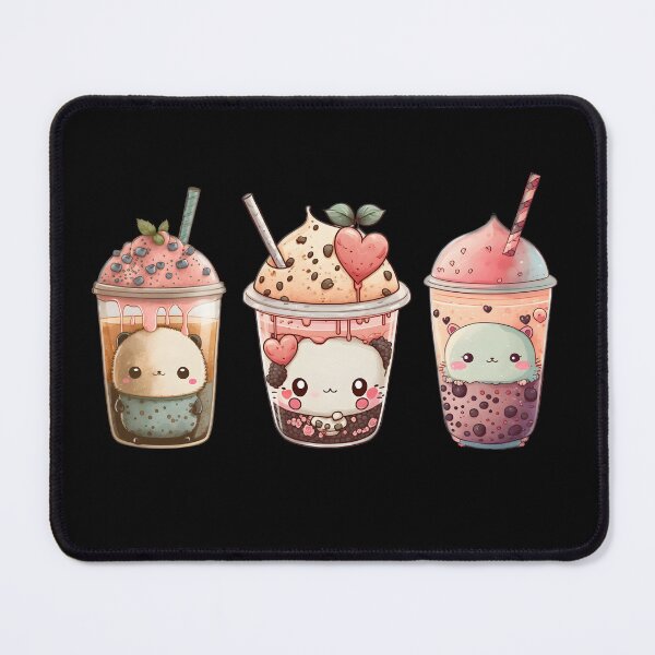 Item preview, Kawaii Boba Milk Tea designed and sold by MythicalSticker.