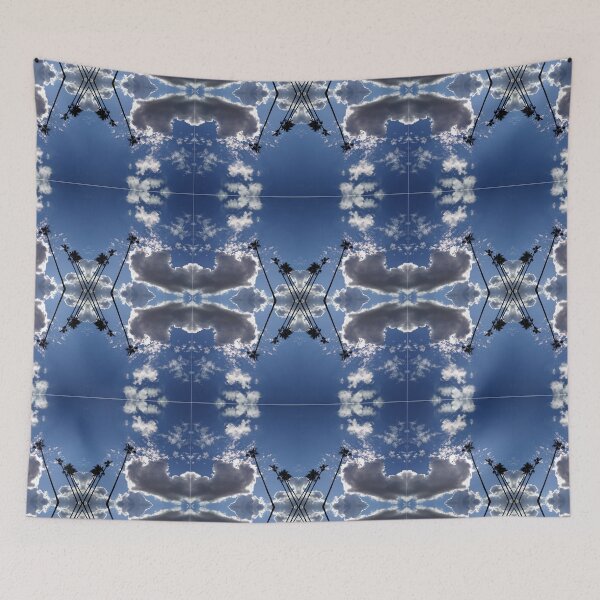 Item preview, Sky Palm Oasis Abstract Photography  designed and sold by patternedprints.