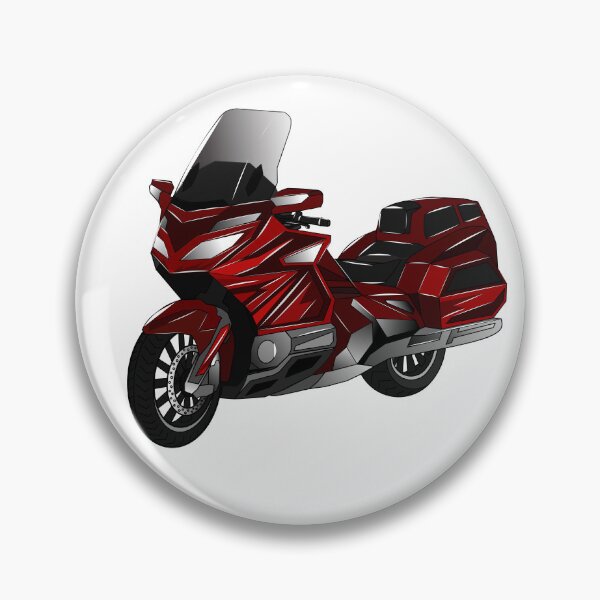 Item preview, Touring motorcycle cartoon illustration  designed and sold by Misscartoon.