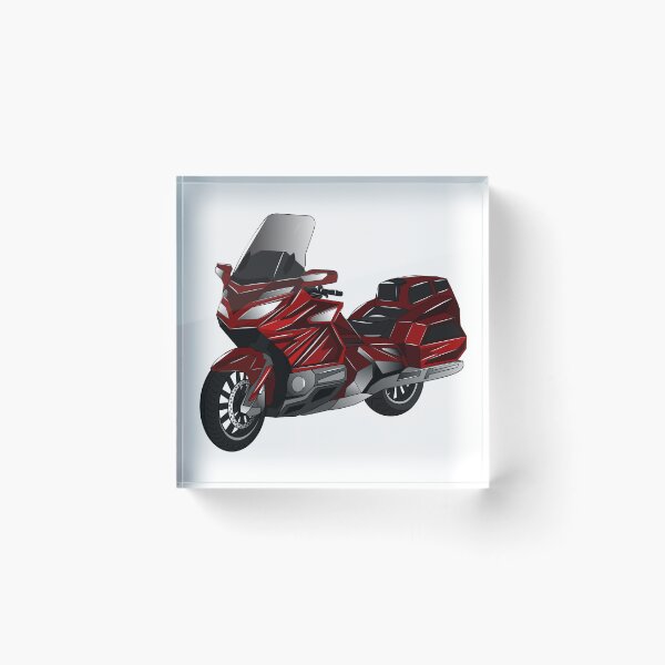 Item preview, Touring motorcycle cartoon illustration  designed and sold by Misscartoon.