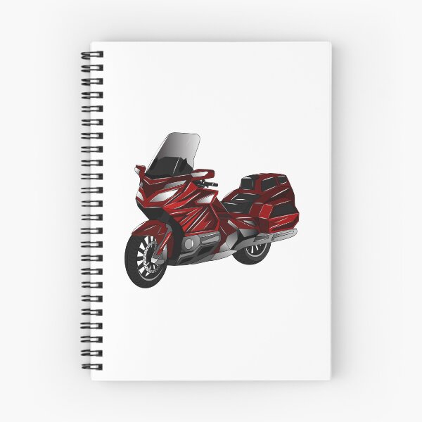 Artikelvorschau, Touring-Motorrad-Cartoon-Illustration entworfen und verkauft von Misscartoon.
