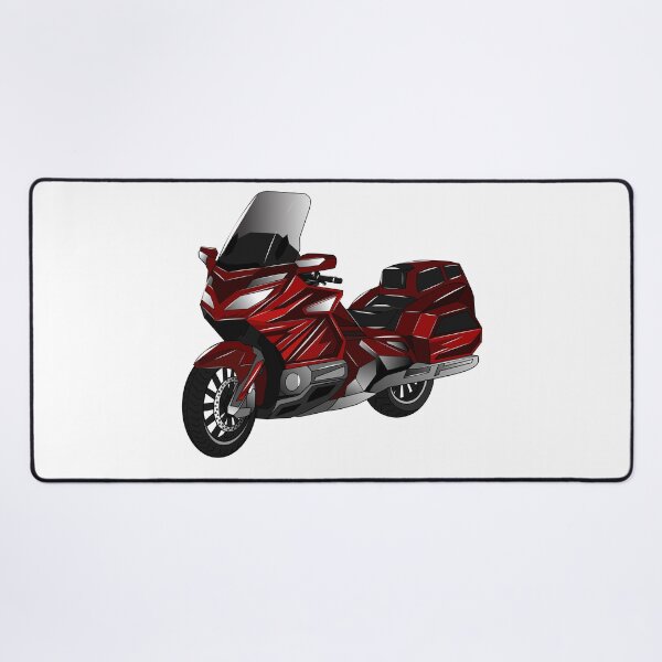 Item preview, Touring motorcycle cartoon illustration  designed and sold by Misscartoon.