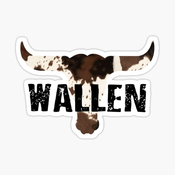 Bullhead Wallen Western SVG, Morgan Wallen SVG, Wallen Western Cow